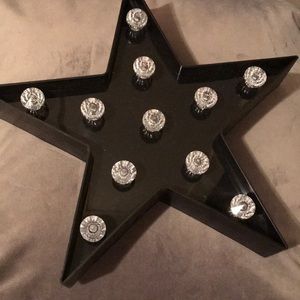 Star Decor with lights room star decor